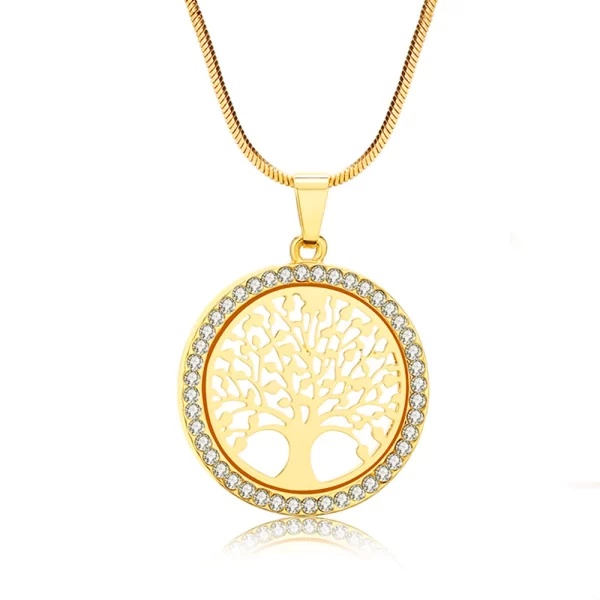Gold Plated Tree of Life Necklace