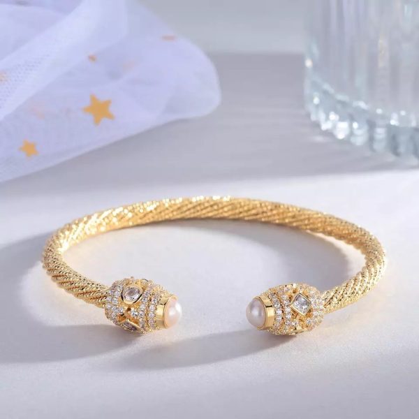 Gold Luxury Doja bangle bracelet