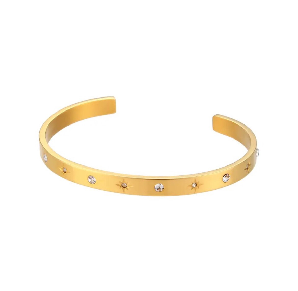 Luxury Gold Starlight Crystal Bracelet